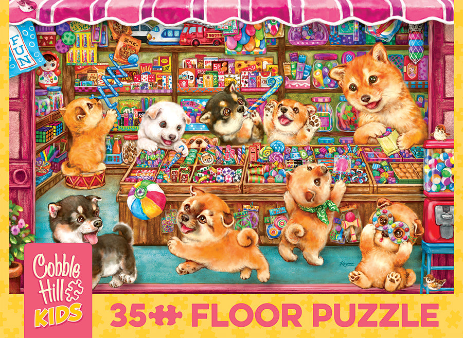cobble-hill-floor-puzzles-shiba-s-candy-store-bodenpuzzle-35-teile-hunde image 5