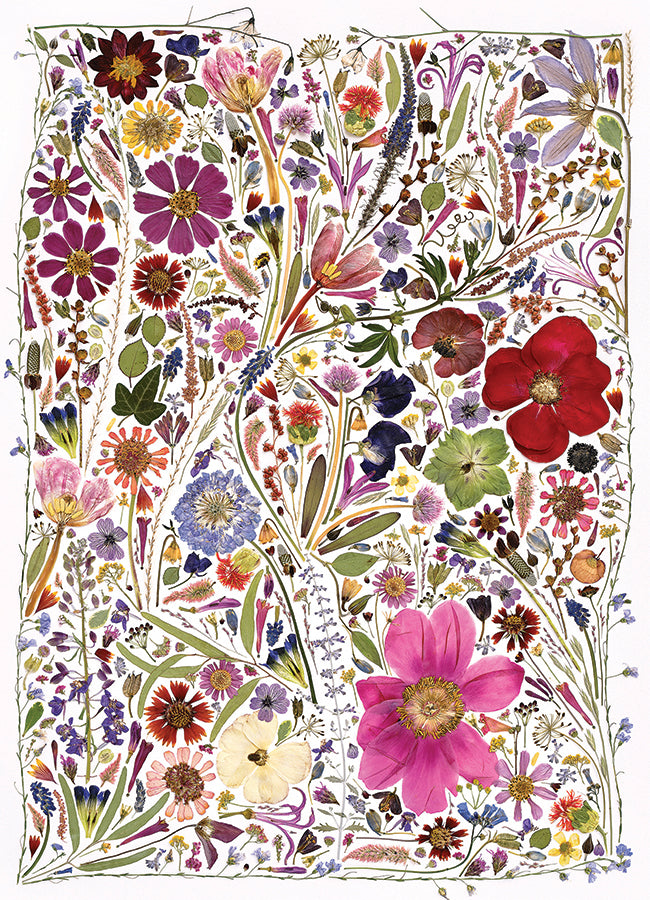 cobble-hill-1000-piece-flower-press-spring-puzzle-blumen image 2