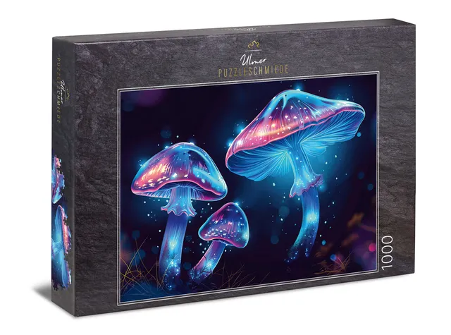 ulmer-puzzleschmiede-puzzle-1000-teile-mushrooms-pilze-wald image 1