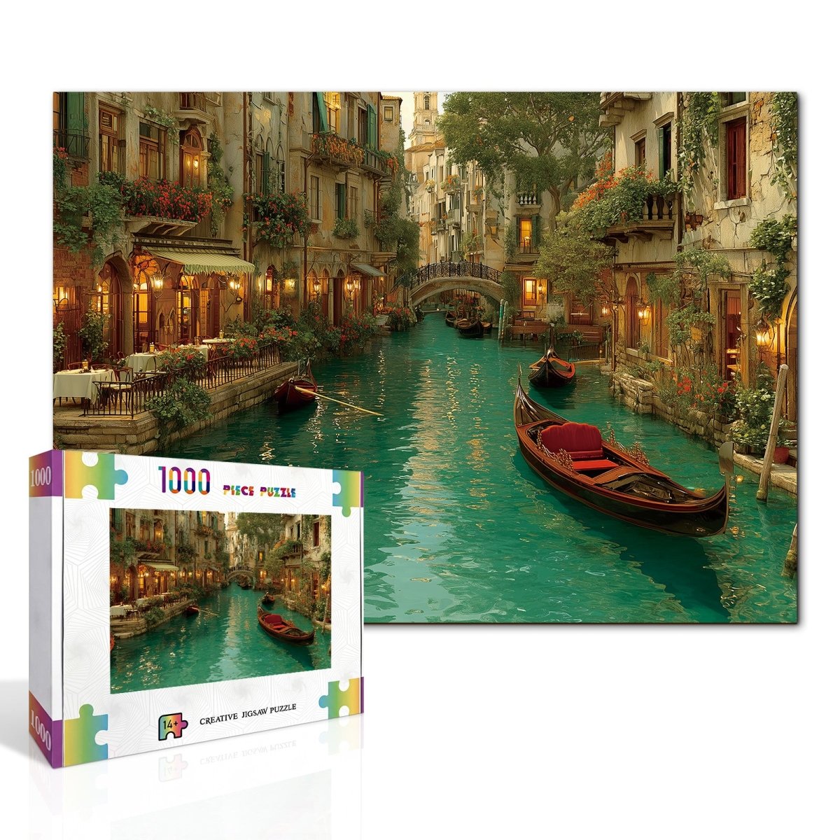 kaayee-warm-city-kartonpuzzle-1000-teile-stadt-motiv image 2