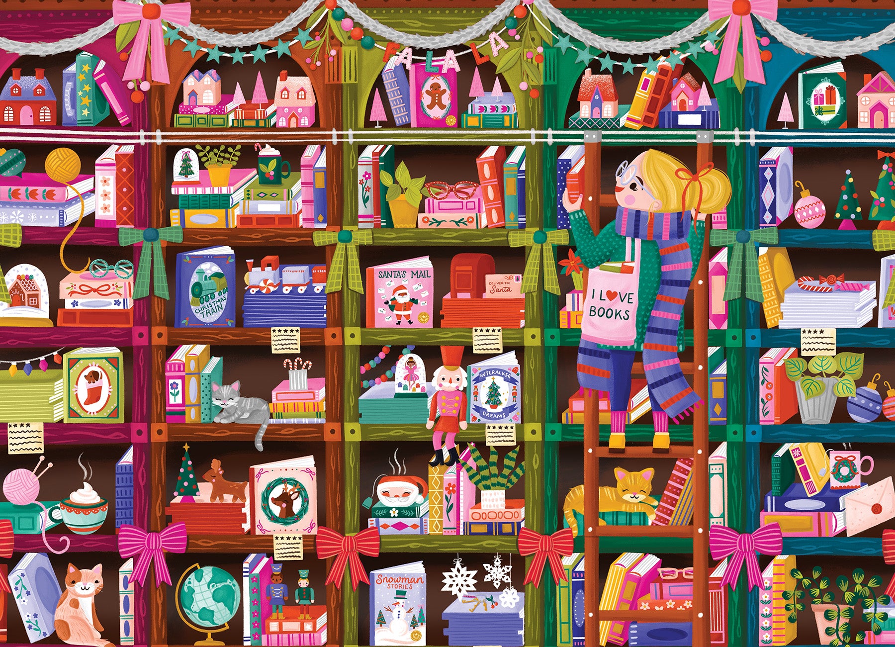 cobble-hill-holiday-browsing-500-teile-puzzle-weihnachten image 2