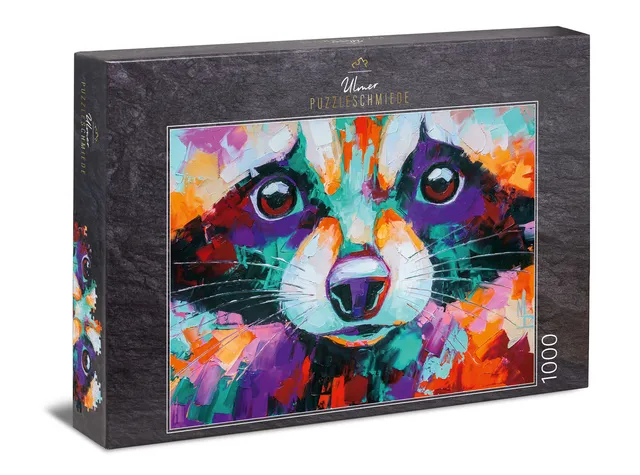 ulmer-puzzleschmiede-puzzle-1000-teile-neozoen-waschb-r image 1