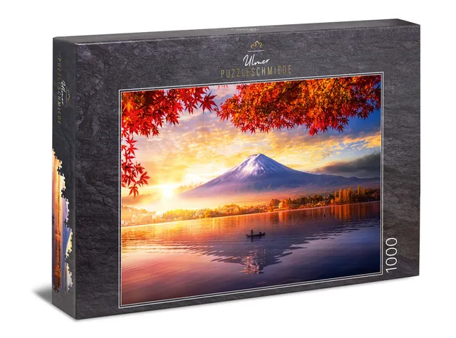 ulmer-puzzleschmiede-puzzle-1000-teile-kawaguchiko-fuji-japan image 1