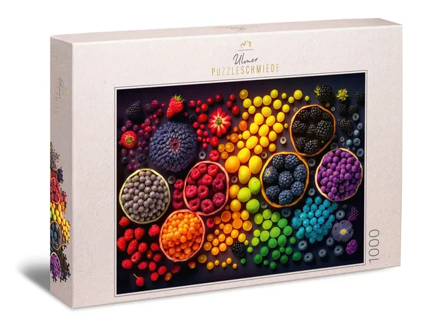 ulmer-puzzleschmiede-puzzle-1000-teile-regenbogenfr-chte-obst-bunt image 1
