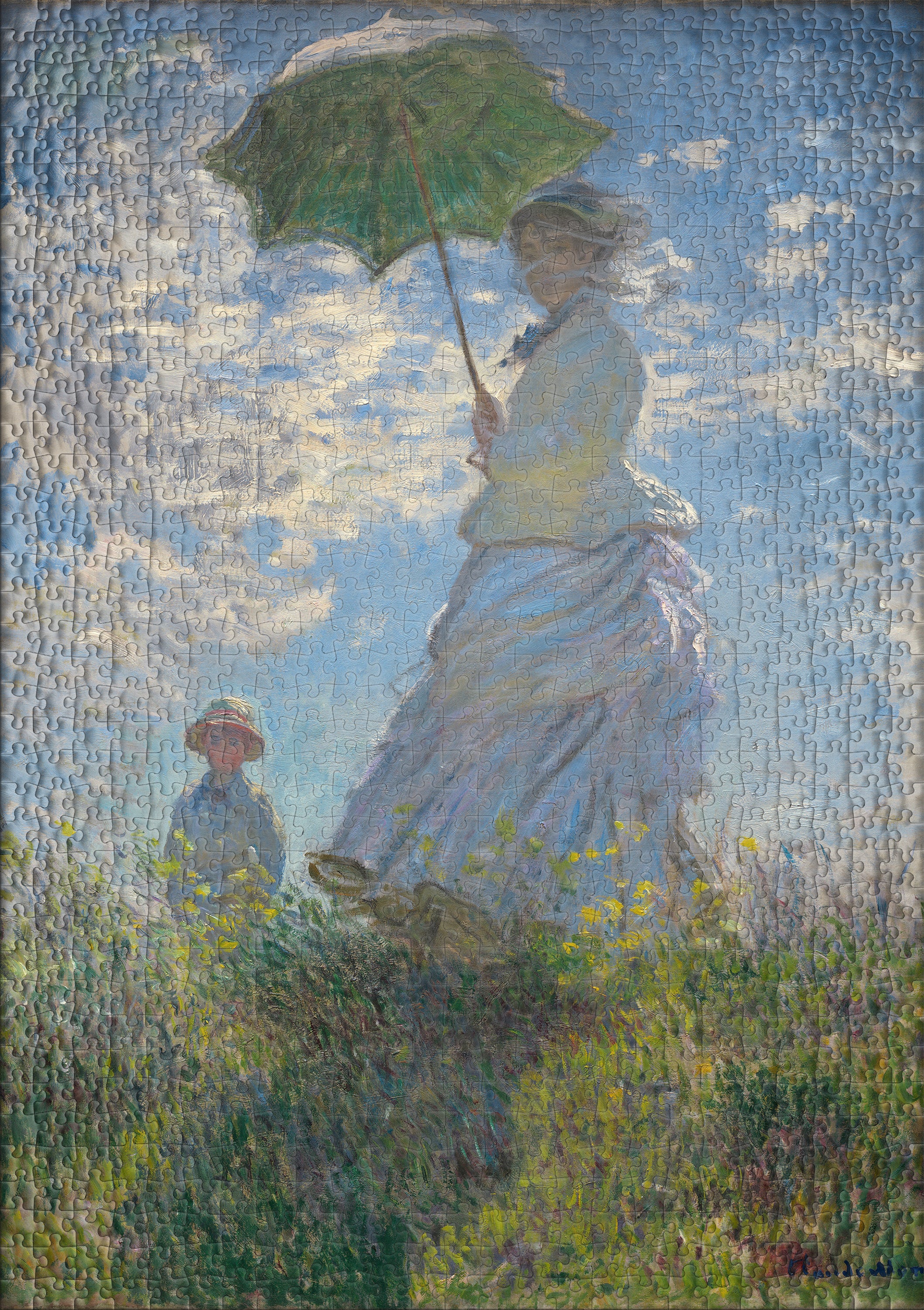 ulmer-puzzleschmiede-puzzle-1000-teile-monet-spaziergang-kunst image 2