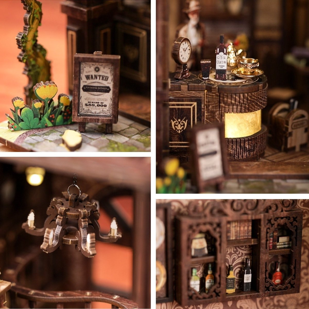 kaayee-book-nook-kit-serenity-coffee-house-miniaturhaus image 6