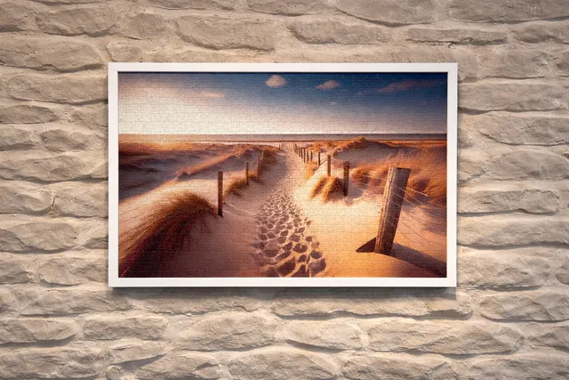 ulmer-puzzleschmiede-puzzle-rahmen-1000-teile-ostsee-wei image 1