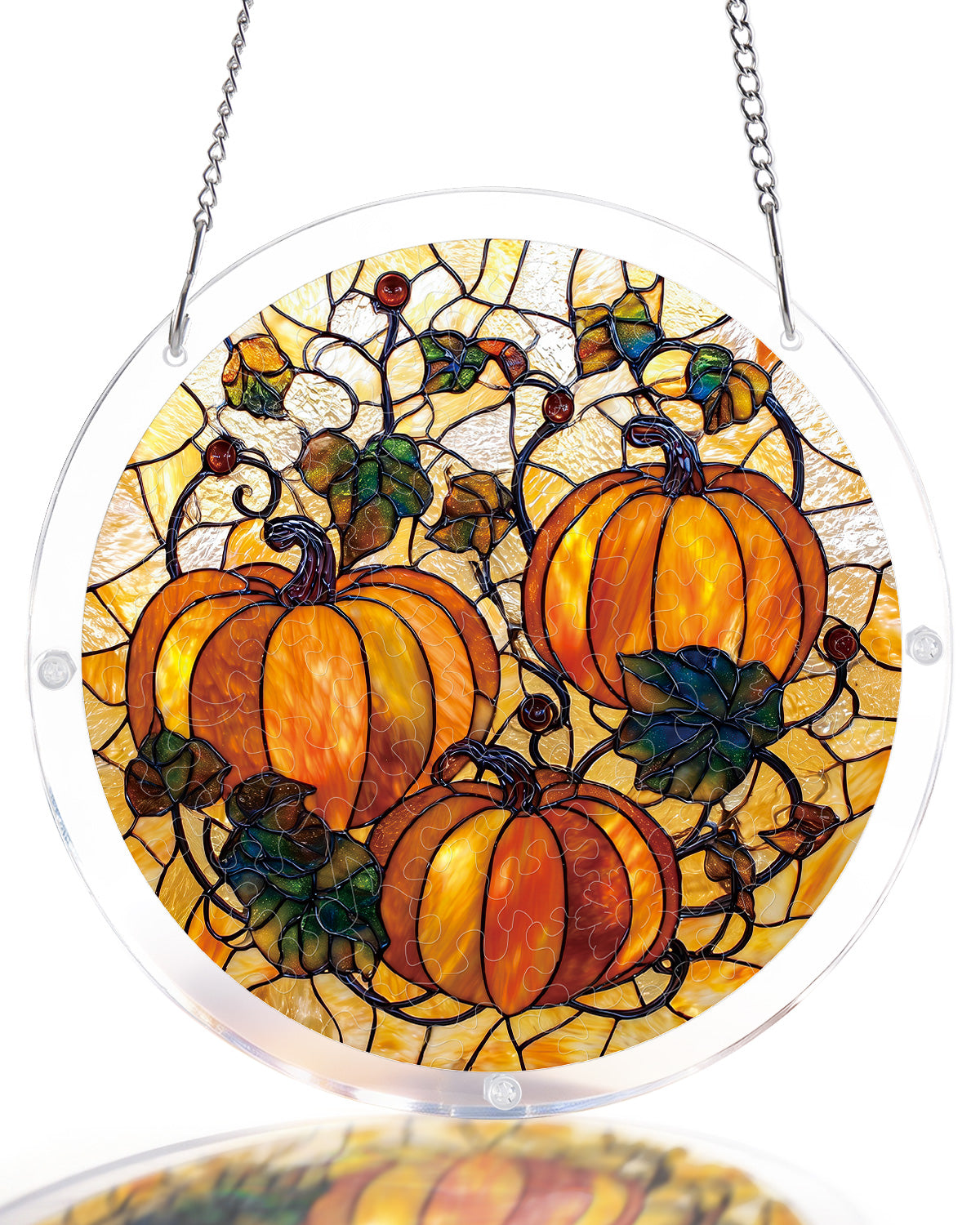 kaayee-harvest-pumpkin-suncatcher-puzzle-medium-acryl image 1