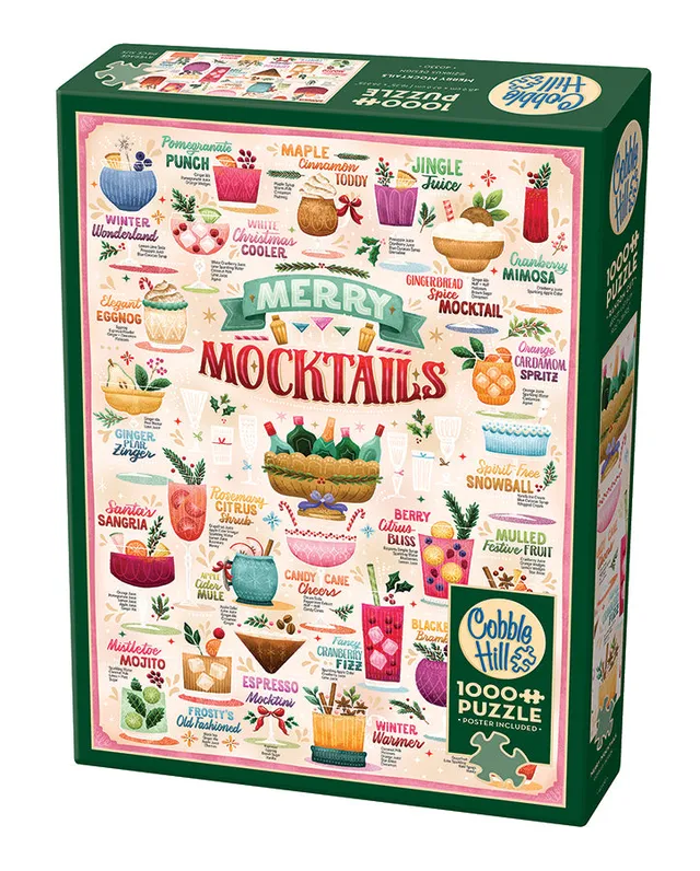 cobble-hill-merry-mocktails-1000-teile-puzzle-collage image 1