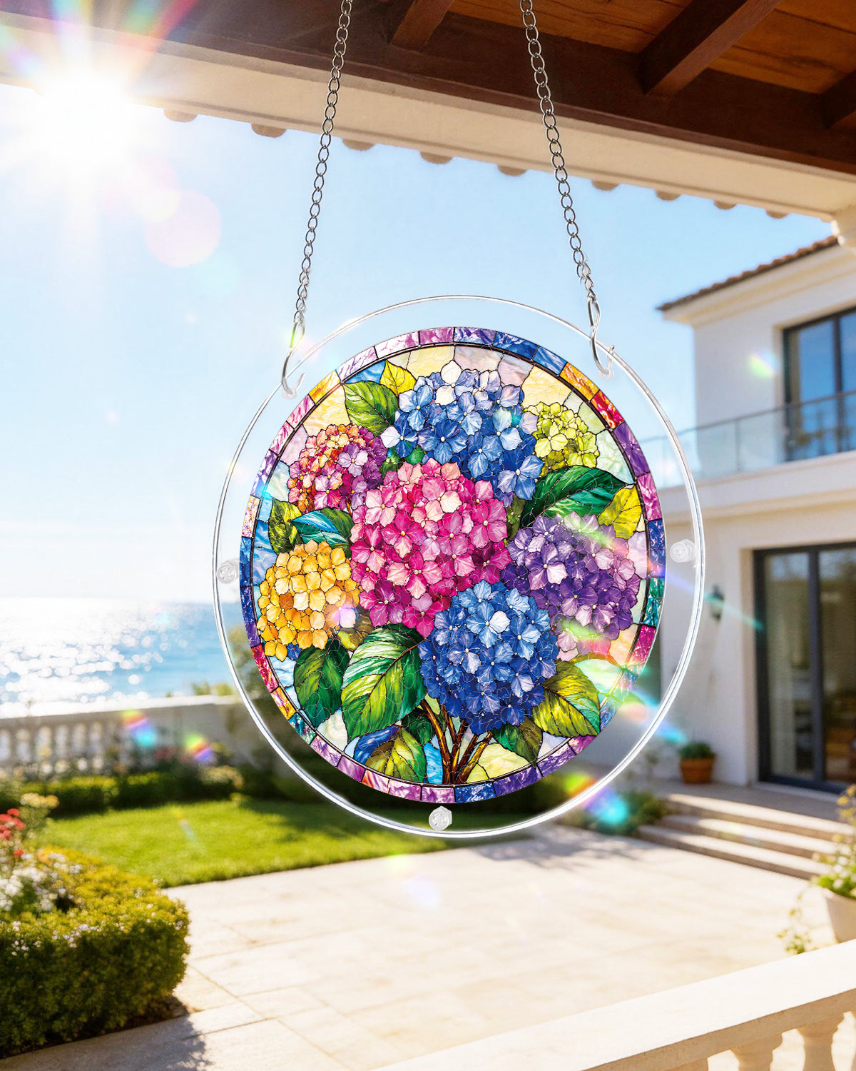 kaayee-suncatcher-puzzle-hydrangea-in-bloom-medium-20-8-cm image 8