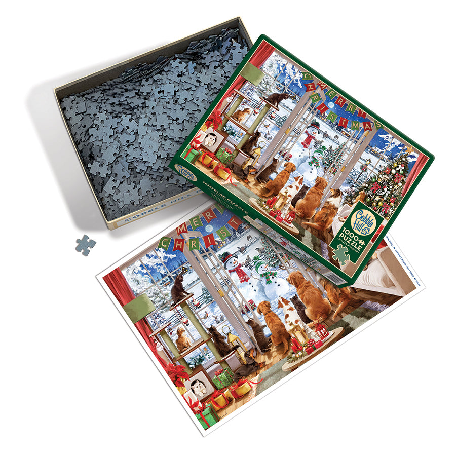 cobble-hill-christmas-visitors-puzzle-1000-teile-weihnachten image 3