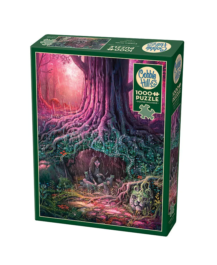 cobble-hill-1000-piece-ethereal-heaven-puzzle-1000-teile-wald image 1