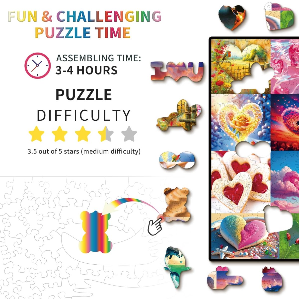 kaayee-love-is-everywhere-holzpuzzle-medium-herz image 4