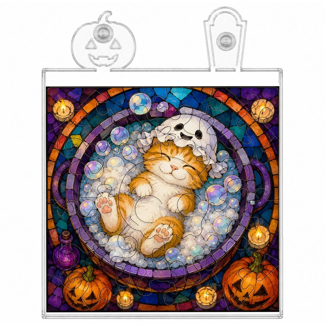 kaayee-cauldron-kitten-acryl-puzzle-nachtlicht-holzrahmen-katze image 5