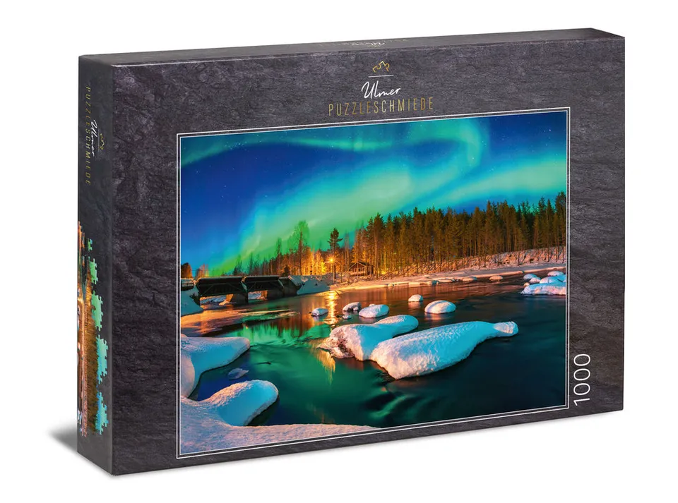 ulmer-puzzleschmiede-einsame-lichter-1000-teile-polarlicht image 1