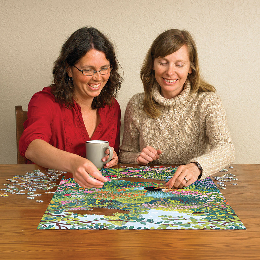 cobble-hill-in-the-garden-puzzle-1000-teile-katzen image 4