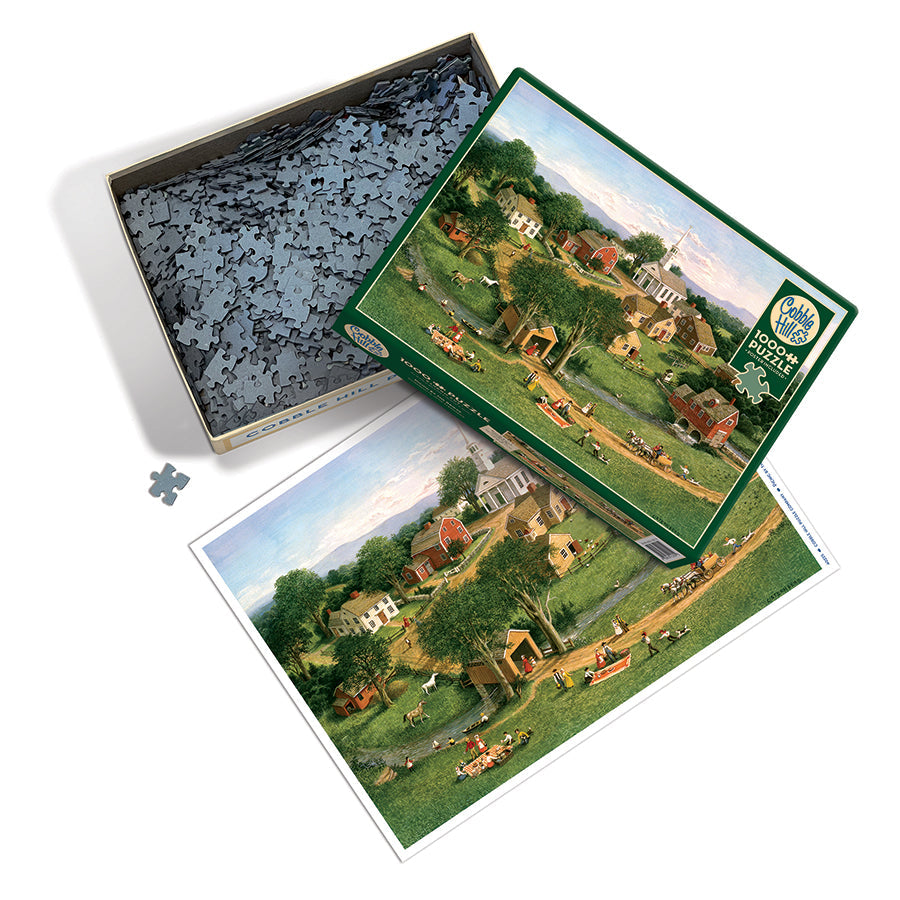 cobble-hill-1000-teile-puzzle-picnic-by-the-bridge-dorf image 3