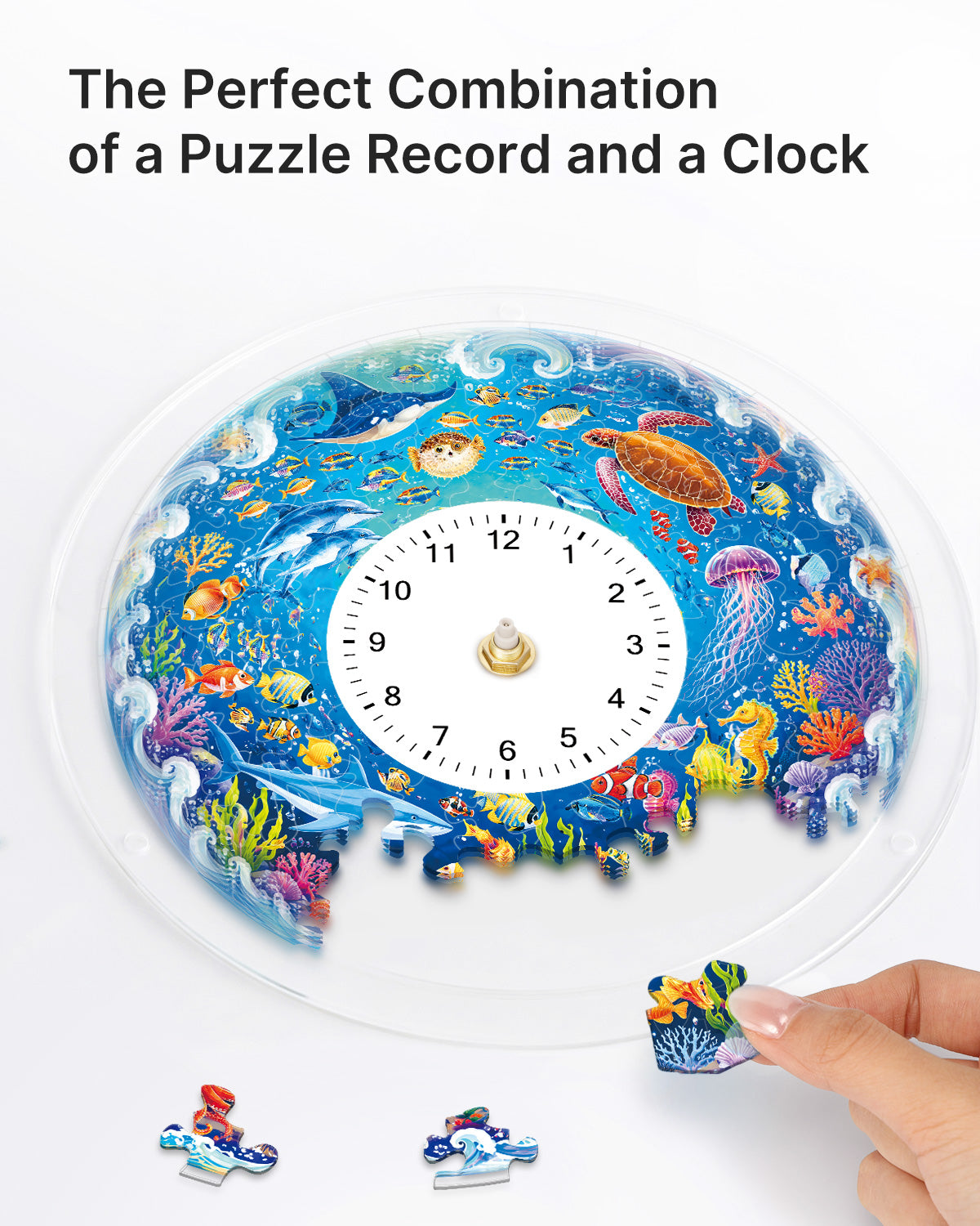 kaayee-clock-kit-undersea-adventure-puzzle-uhr-regular-size-ozean image 2