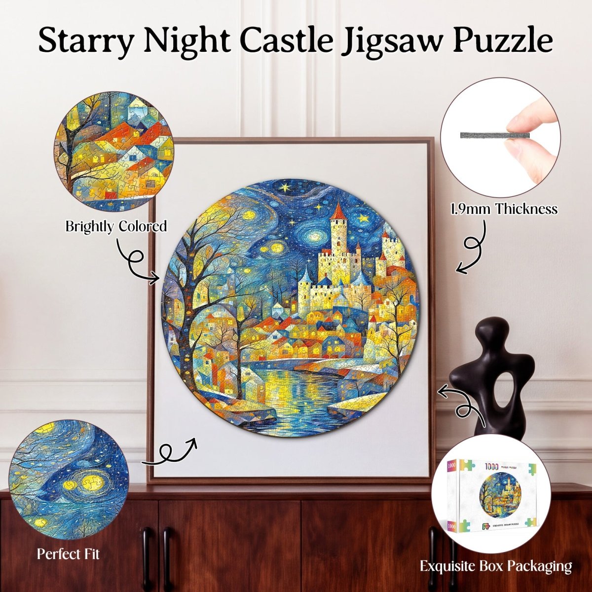 kaayee-cardboard-puzzle-starry-night-castle-1000-teile-eco image 3