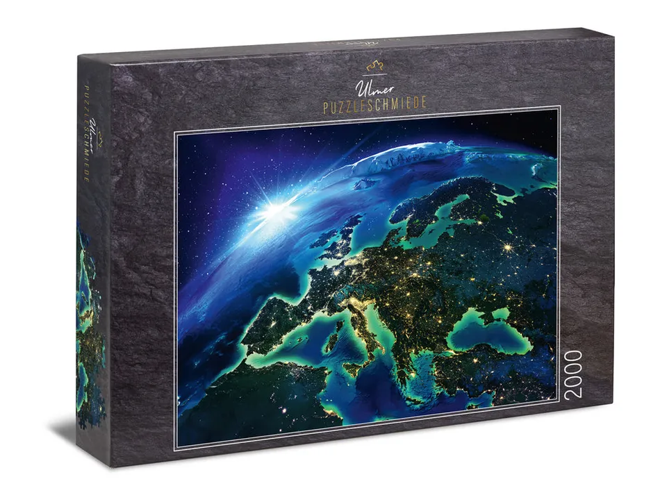 ulmer-puzzleschmiede-lichter-europas-1000-teile-puzzle-nacht image 1
