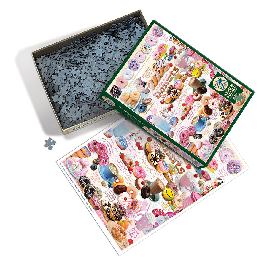 cobble-hill-1000-piece-donut-time-puzzle-1000-teile-donuts image 3