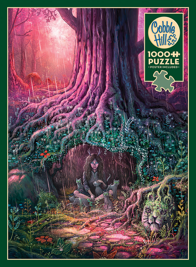 cobble-hill-1000-piece-ethereal-heaven-puzzle-1000-teile-wald image 4