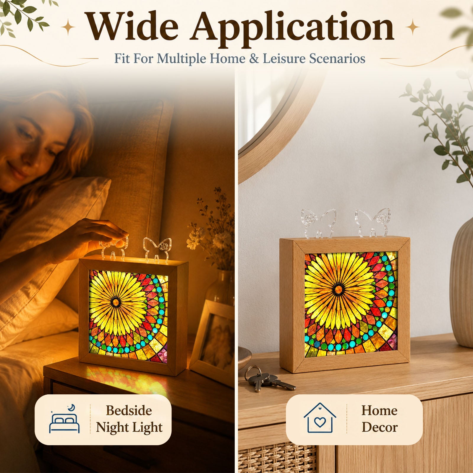 kaayee-night-light-golden-bloom-nachtlicht-holzrahmen-led image 3