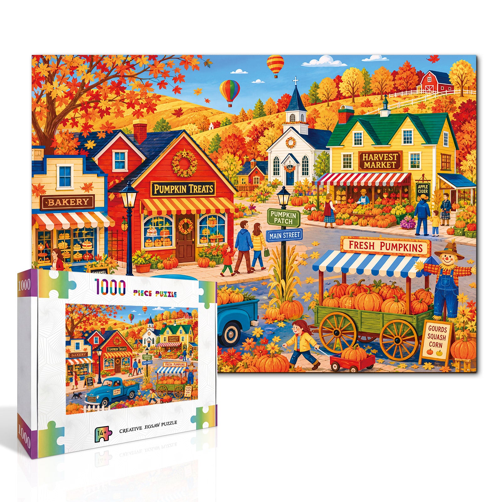 kaayee-cardboard-puzzle-autumn-harvest-puzzle-1000-teile-standard image 2