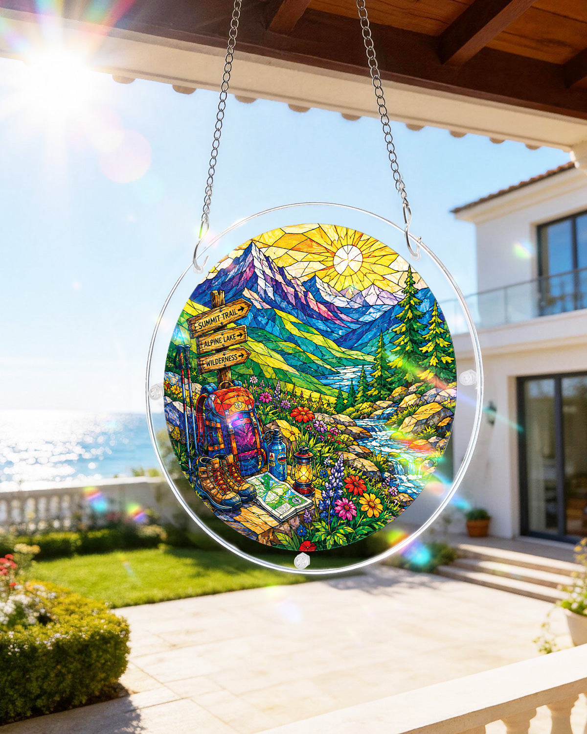kaayee-suncatcher-puzzle-sunlit-mountain-trail-small-acrylbild image 8