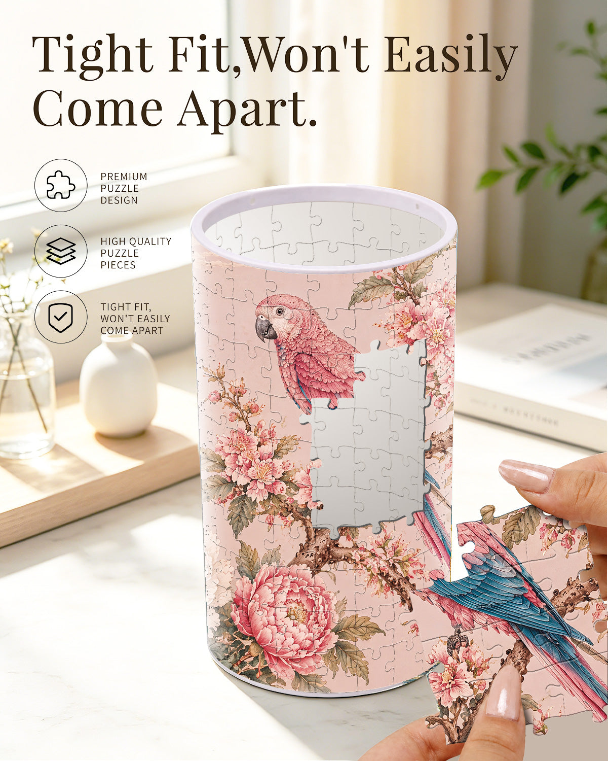kaayee-parrot-blush-garden-nachtlicht-zylinder-acryl image 2