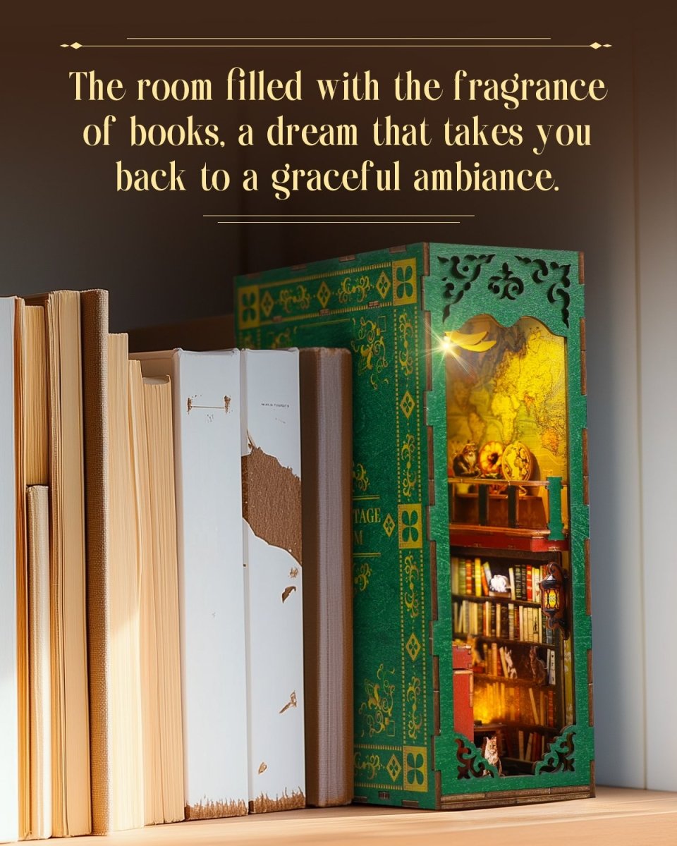 kaayee-vintage-study-book-nook-kit-leseraum-miniatur image 6