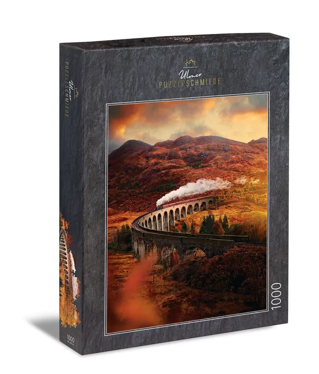 ulmer-puzzleschmiede-glenfinnan-viadukt-puzzle-1000-teile image 1