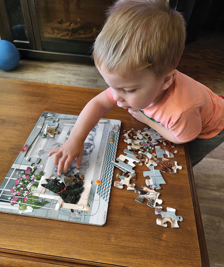 cobble-hill-tray-puzzles-porch-swing-buddies-rahmenpuzzle-35-teile image 2