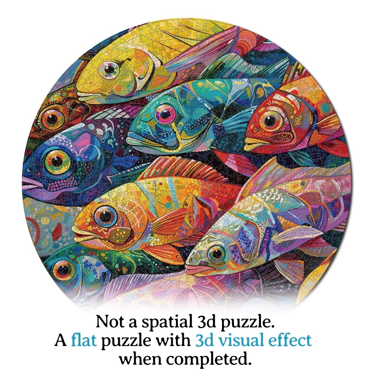 kaayee-cardboard-puzzle-prismatic-fish-realm-1000-teile image 5