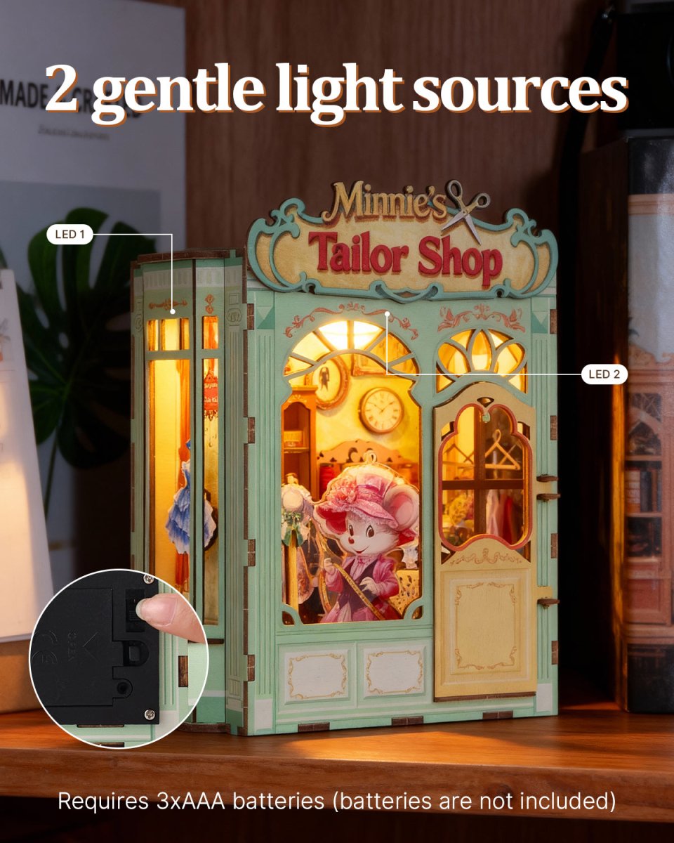 kaayee-book-nook-kit-minnie-s-tailor-shop-book-nook-bausatz-3d image 6