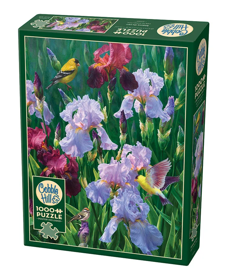 cobble-hill-1000-piece-spring-glory-puzzle-1000-teile-iris image 1