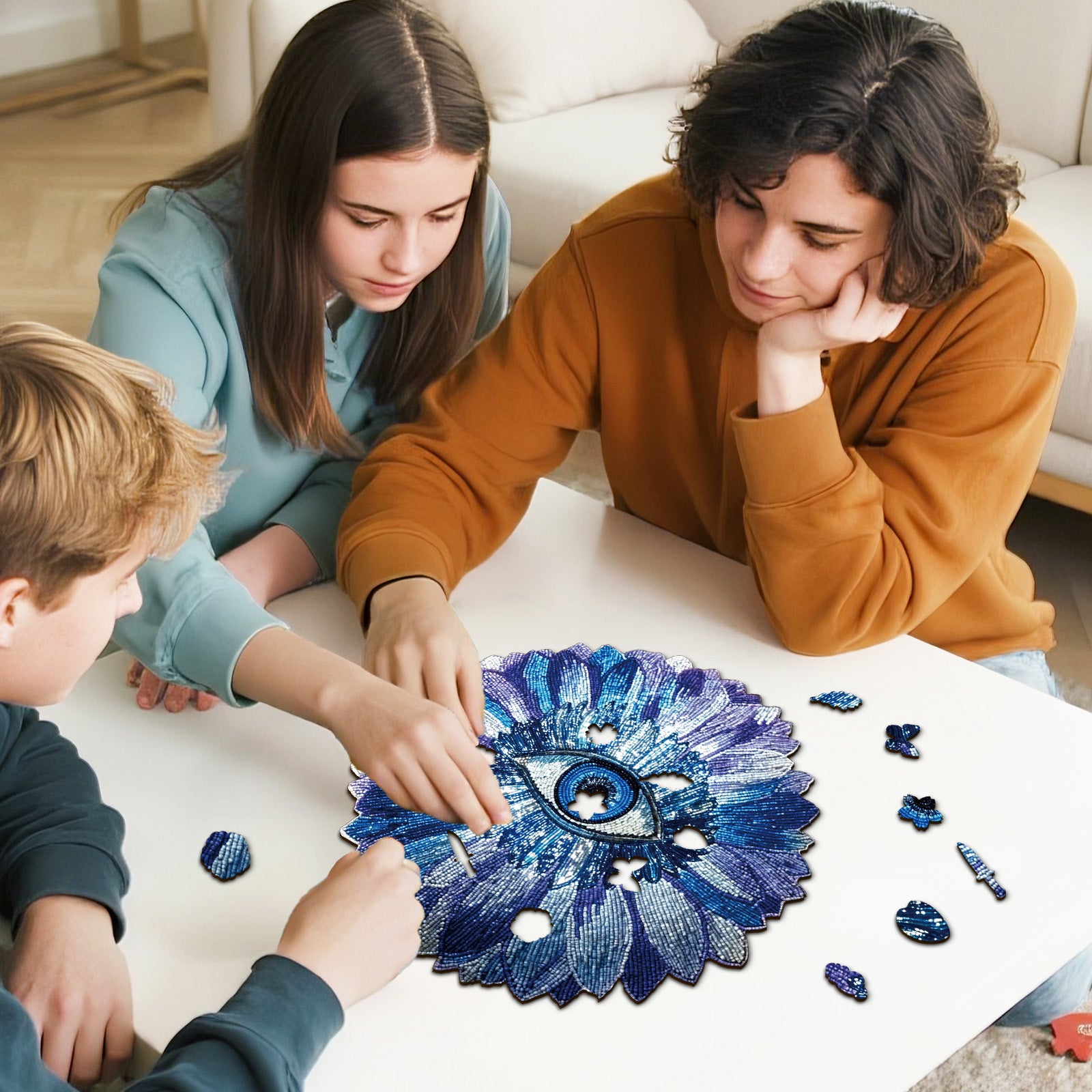 kaayee-wooden-puzzle-evil-eye-bloom-holzpuzzle-medium image 7