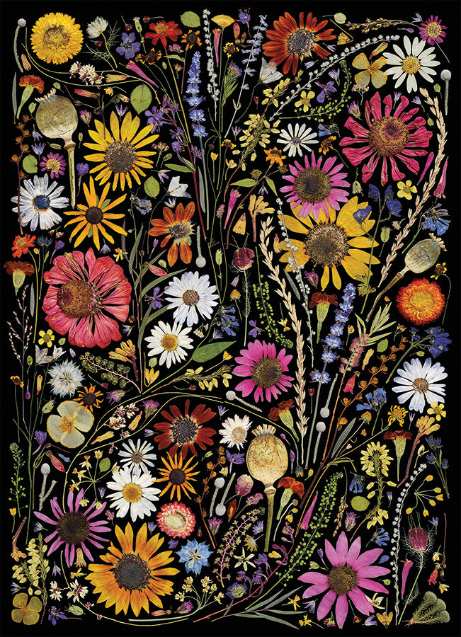 cobble-hill-1000-piece-flower-press-happiness-puzzle-1000-teile image 2