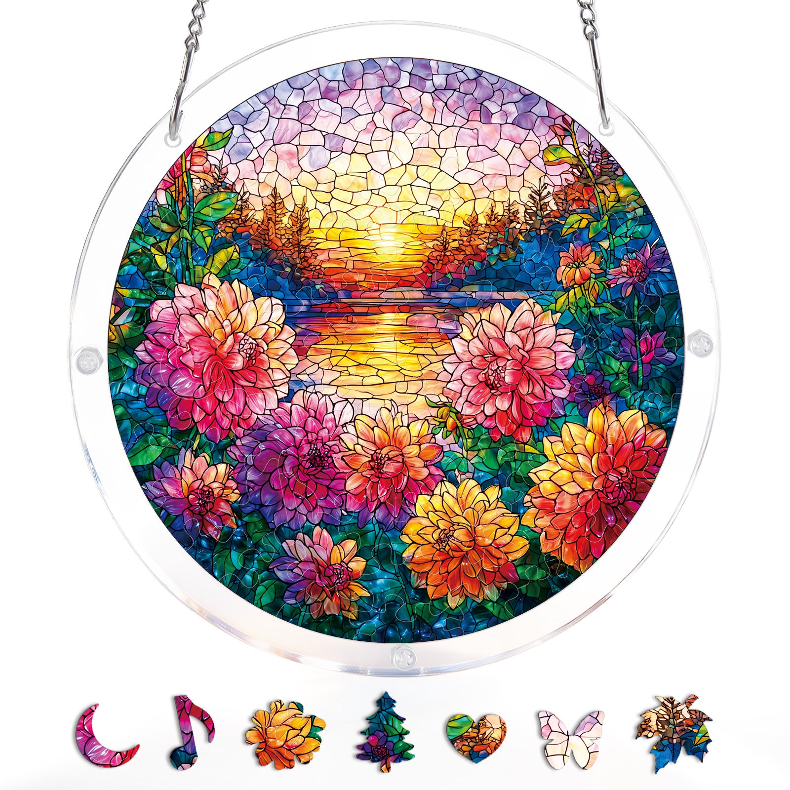 kaayee-suncatcher-puzzle-floral-sunset-haven-acrylpuzzle-small image 3