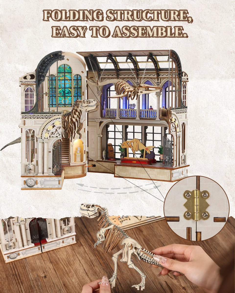 kaayee-book-nook-kit-zoological-museum-miniatur-diy-regal image 7