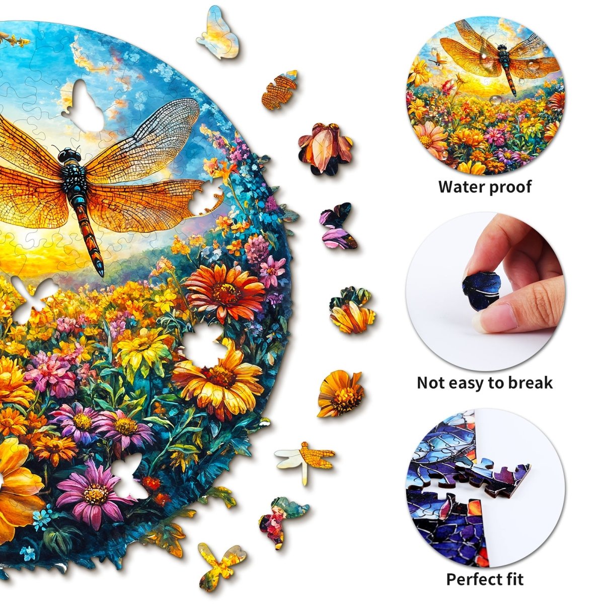 kaayee-wooden-puzzle-dragonfly-holzpuzzle-small-pocket-escape image 2