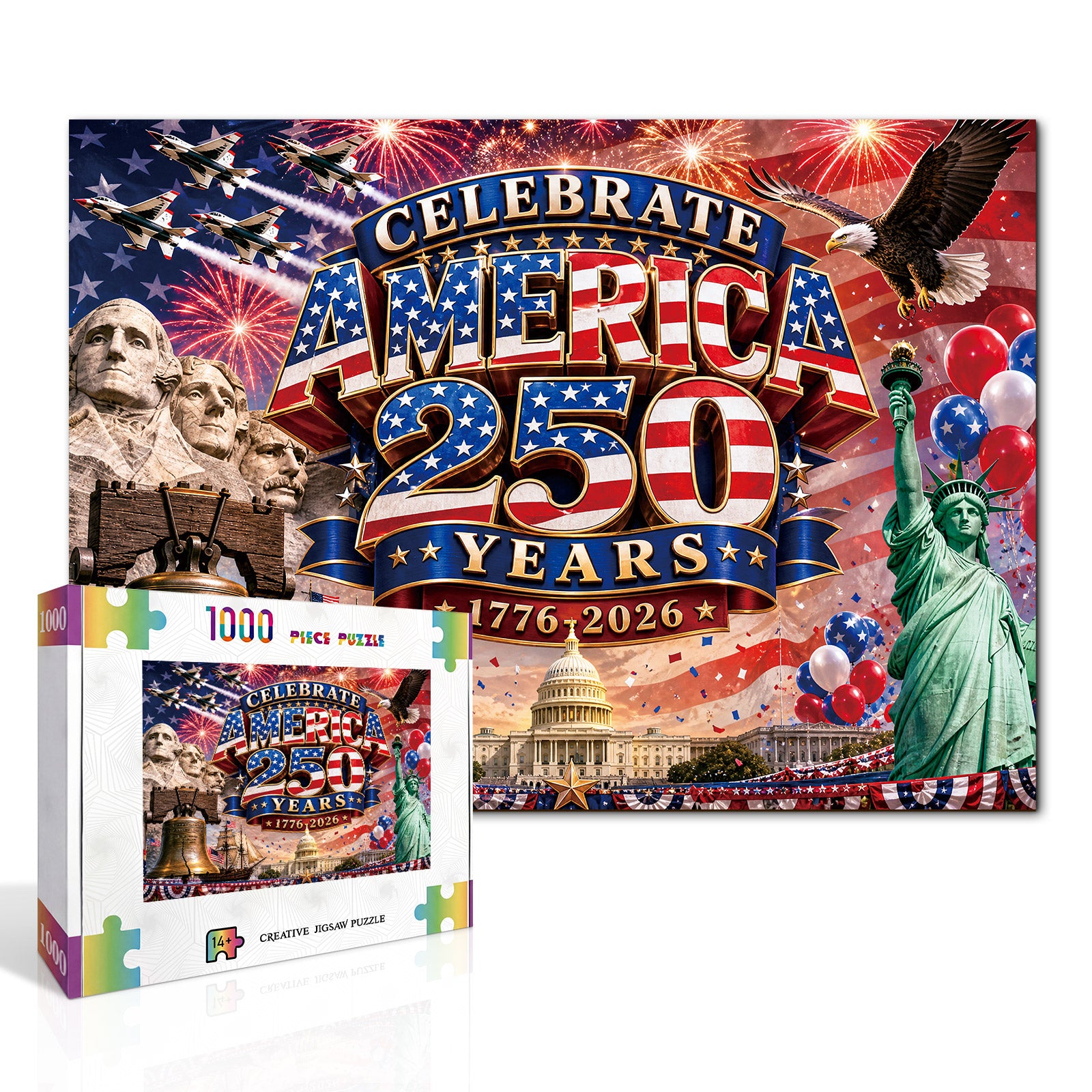 kaayee-america-250-celebration-1000-teile-puzzle-standard image 2