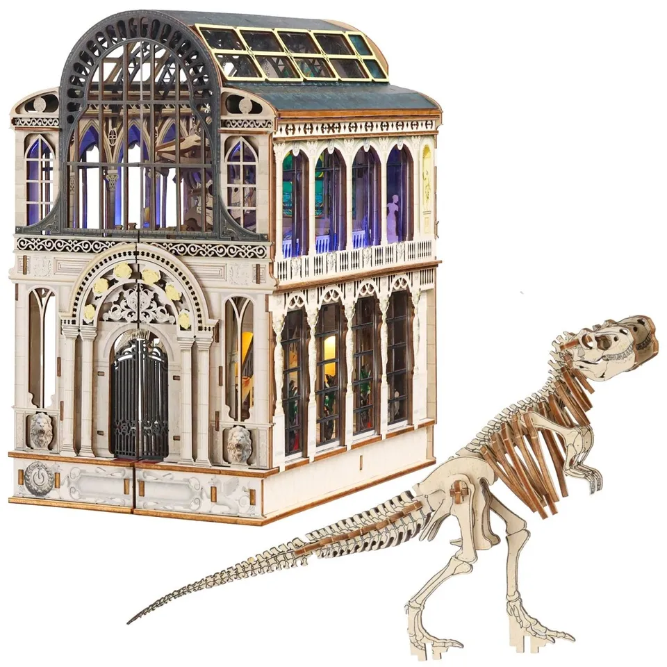 kaayee-book-nook-kit-zoological-museum-miniatur-diy-regal image 1