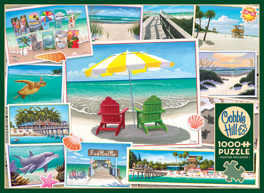 cobble-hill-1000-piece-happy-place-puzzle-1000-teile-strand image 3