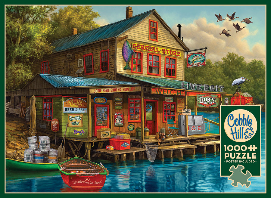 cobble-hill-1000-teile-bob-s-beer-bait-puzzle-angeln image 3