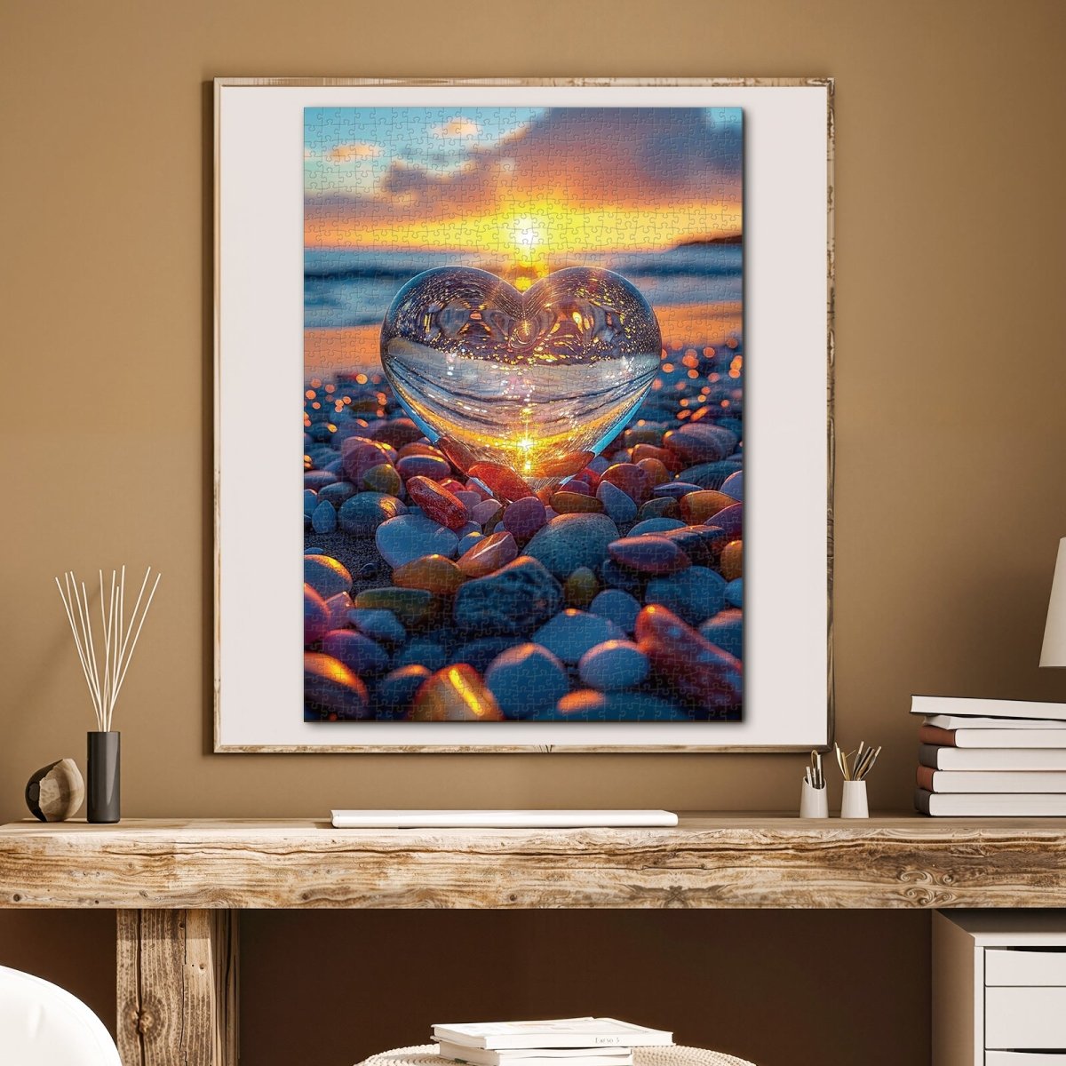 kaayee-glass-heart-sunset-puzzle-1000-teile-standard-edition image 5