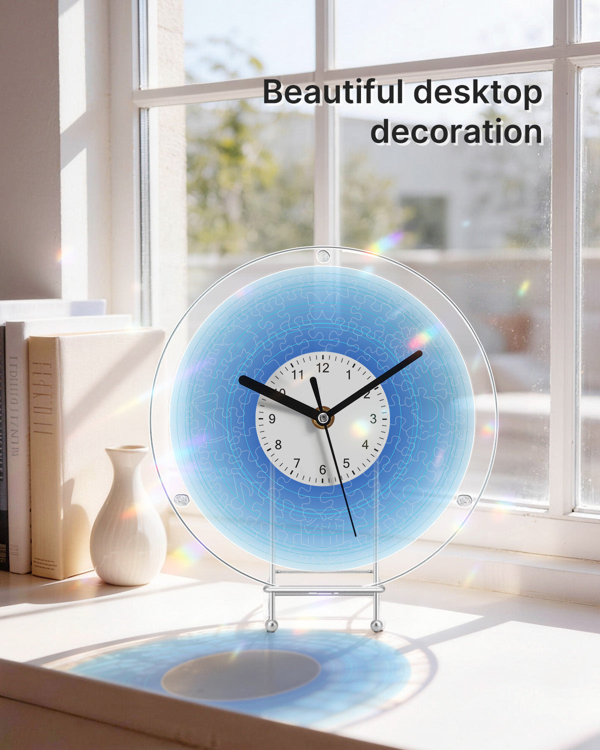 kaayee-clock-kit-gradient-blue-puzzle-uhr-acryl-regular image 5