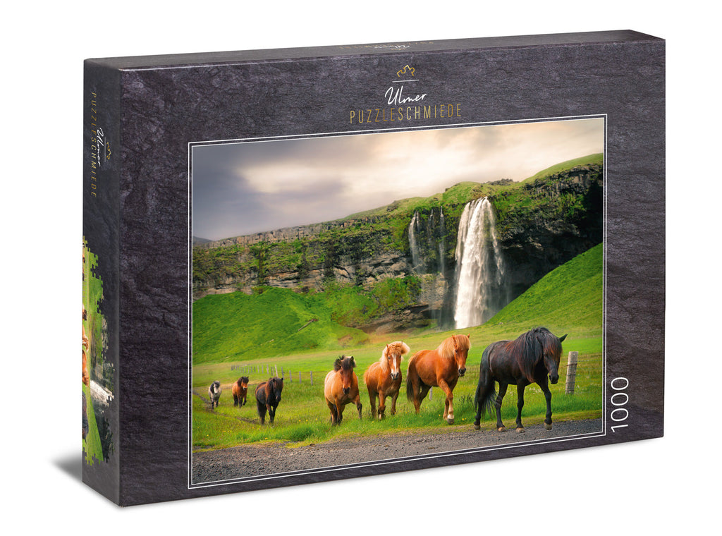 ulmer-puzzleschmiede-puzzle-1000-teile-icelandic-pferde-puzzle image 1