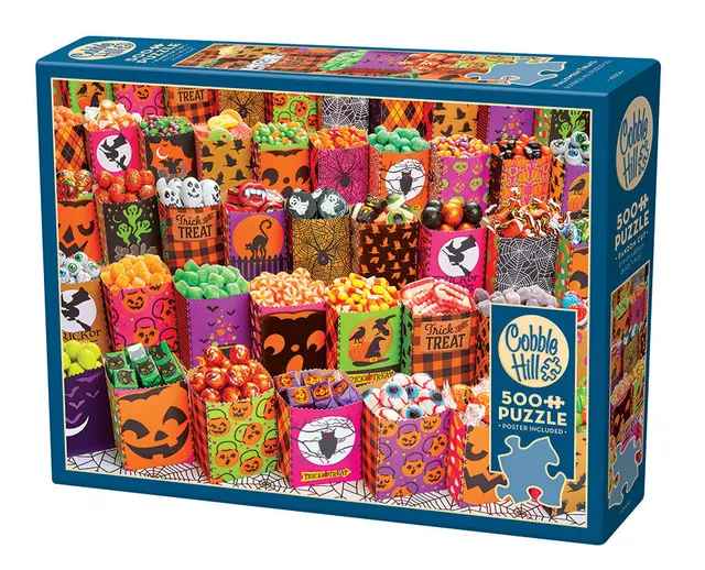 cobble-hill-halloween-treats-puzzle-500-teile-halloween image 1