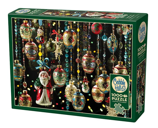 cobble-hill-1000-piece-christmas-ornaments-puzzle-1000-teile image 1